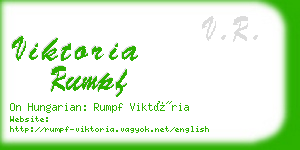 viktoria rumpf business card